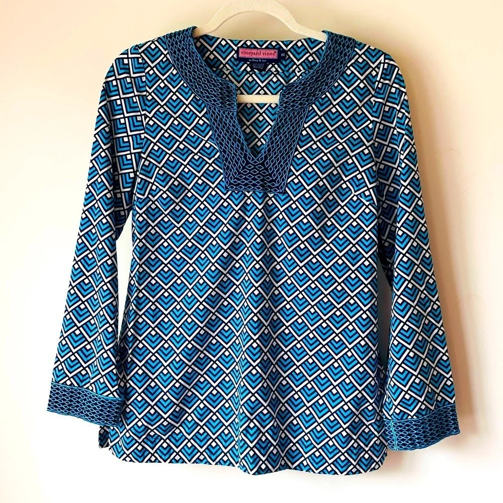 Vineyard Vines Island Block Tunic - Size XS